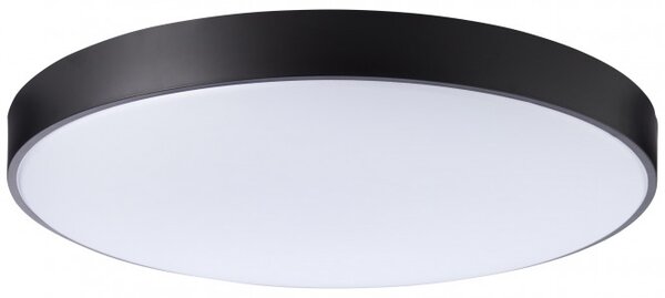 Brilliant HK17795S76 Stmívatelné LED svítidlo SLIMLINE černé, průměr 78cm, RC, CCT, Night Light