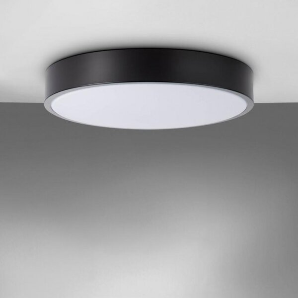 Brilliant G97013/06 Přisazené svítidlo LED 12W SLIMLINE černé, průměr 33cm