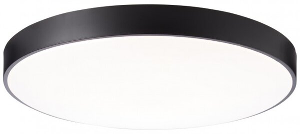Brilliant HK17795S76 Stmívatelné LED svítidlo SLIMLINE černé, průměr 78cm, RC, CCT, Night Light