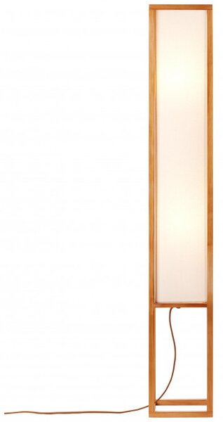 Brilliant 93093/09 Stojanová lampa SEASIDE 120cm textilie + DŘEVO
