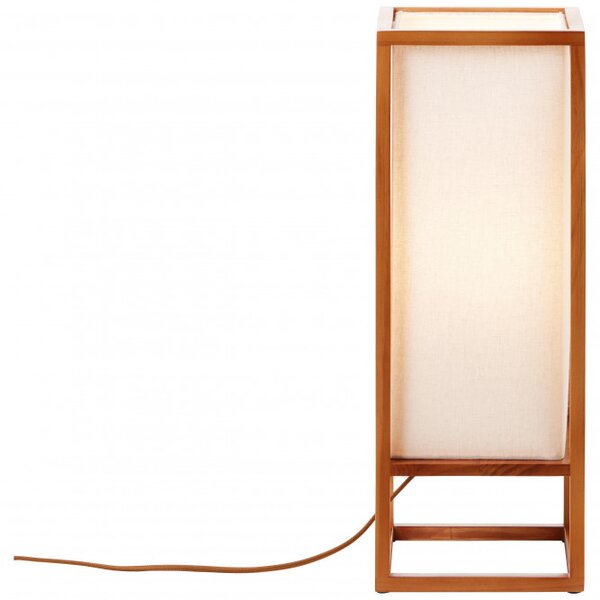 Brilliant 93092/09 Stolní lampa SEASIDE 53cm textilie + DŘEVO