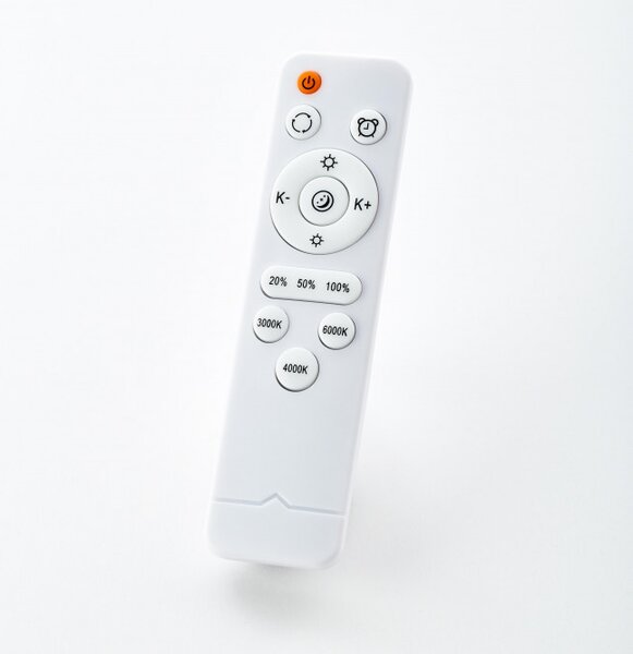 Brilliant HK19060S75 Stmívatelné LED svítidlo SLIMLINE bílé, průměr 49cm, RC, CCT, Night Light