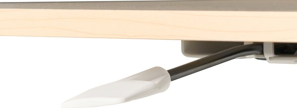 Manuálně nastavitelný stojan na notebook ACADEMIA Světle hnědá/Bílá 65 cm 48 cm