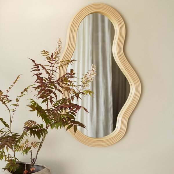 FERM LIVING Zrcadlo Pond Full Size, Brass