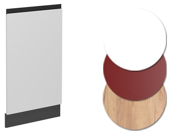 Čelní panel myčky Vicco R-Line Bílá 45 cm , PD Antracit, Model 55112
