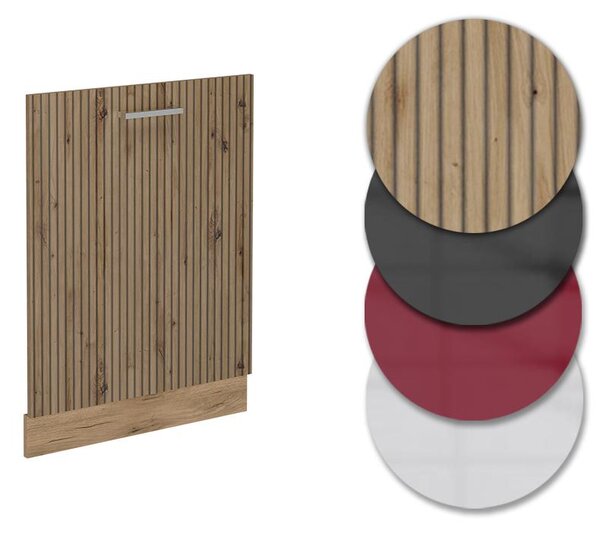 Čelní panel myčky Vicco R-Line Řemeslný dub 60 cm bez pracovní desky, Model 54622
