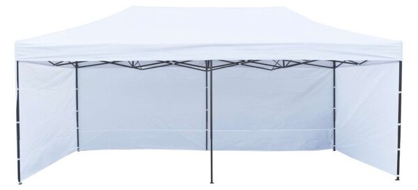 TZB Zahradní párty stan 3x6m 3 stěny - bílý