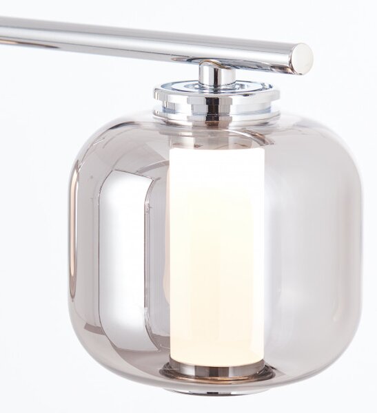 Brilliant G99259/93 Závěsné LED svítidlo RAFA 18W kouřové sklo