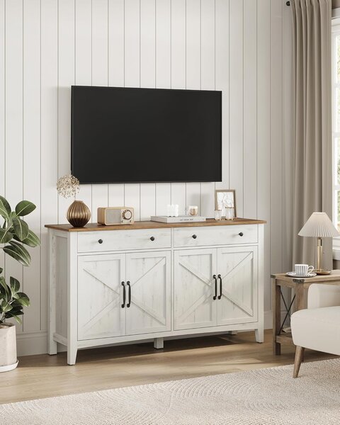 SONGMICS Komoda Vasagle Kimi 140 cm krémová