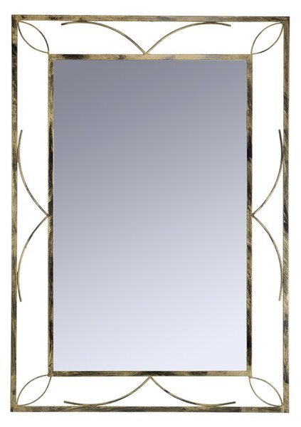 Dekorativní zrcadlo s kovovým rámem (Kapelanczyk)