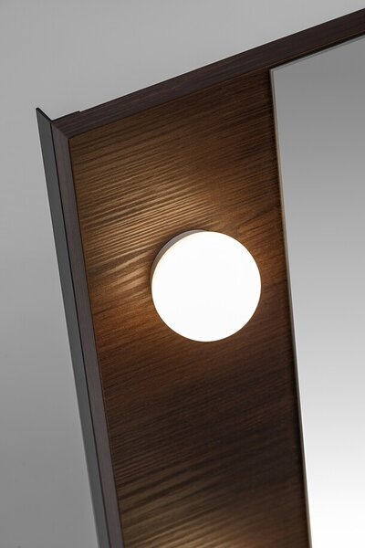 Comad Koupelnová sestava Dorothy s deskou a zrcadlem 80 cm dub ristretto