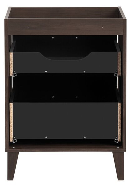 Comad Koupelnová sestava Dorothy Smile s deskou, umyvadlem a skříňkou 60 cm dub ristretto