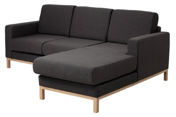 Nordic Design Rohová pohovka Skandi 215 cm, pravá
