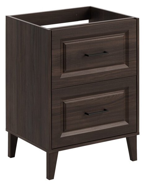 Comad Koupelnová sestava Dorothy Smile s deskou, umyvadlem a skříňkou 60 cm dub ristretto