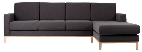 Nordic Design Rohová pohovka Skandi 282 cm, pravá