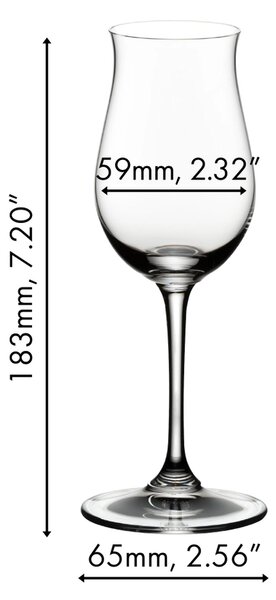 RIEDEL rum 200 ml, set 4 ks sklenic 6416/71