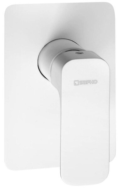 Sapho Sapho SPY podomítková sprchová baterie, 1 výstup, bílá mat