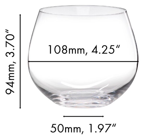 RIEDEL rosé 322 ml, set 4 ks sklenic 0414/97