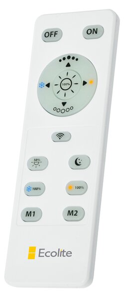 Ecolite LED stropní/nástěnné svítidlo 80W Diamant s DO WZSD-80/80W/LED