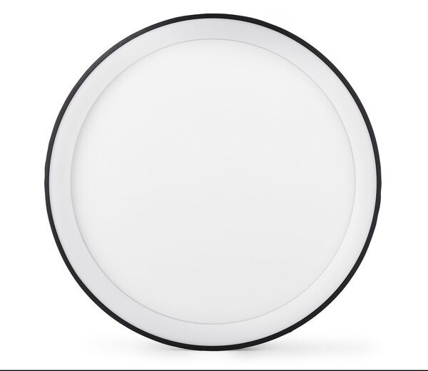 Palnas Stropní LED svítidlo DITA, černé, ø 78 cm Stmívání, řízení: ON/OFF (bez stmívání), Dálkový ovladač: Bez dálkového ovladače