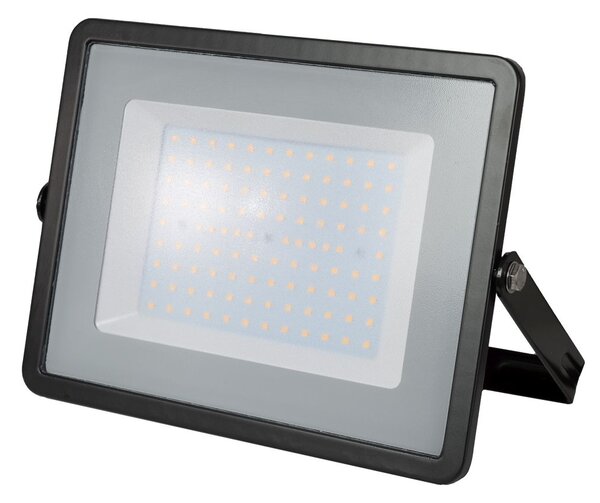 LED Solution Černý LED reflektor 100W Premium Barva světla: Denní bílá 21413