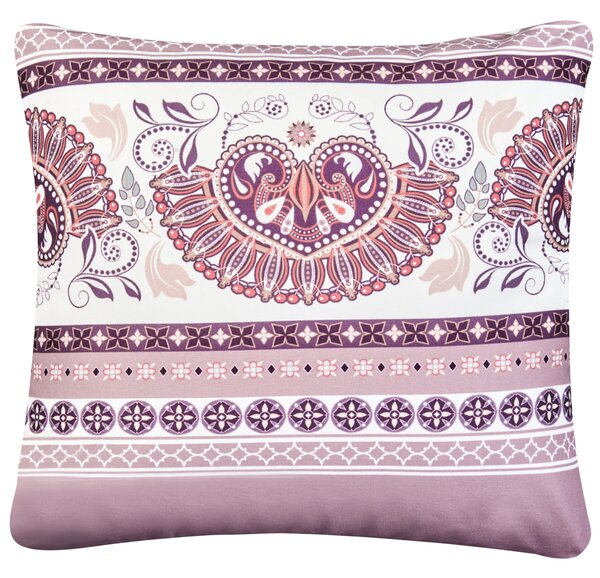 Sada 2 venkovních polštářů TVISTA Orientální vzor 45 x 45 cm Purpurová