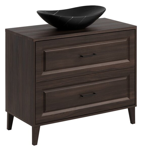 Comad Koupelnová skříňka Dorothy Lena s deskou a umyvadlem 100 cm dub ristretto