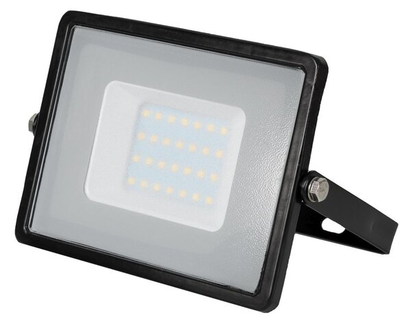 LED Solution Černý LED reflektor 30W Premium Barva světla: Teplá bílá 400