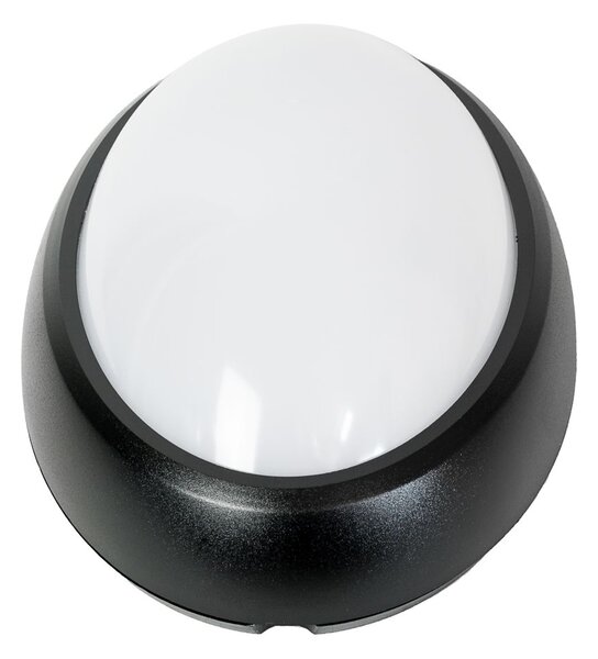 LED Solution Černé LED stropní/nástěnné svítidlo 12W IP54 Barva světla: Teplá bílá 1350