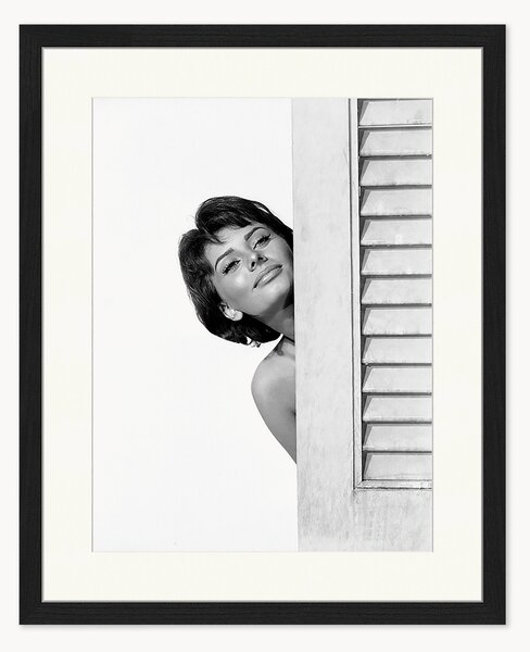 Ručně vyrobený zarámovaný obrázek Sophia Loren