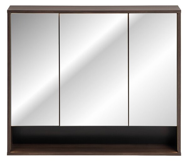 Comad Závěsná LED zrcadlová skříňka Dorothy 84-100-3D dub ristretto