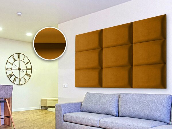 Čalouněný panel Soundless 40x30 cm (hořčicová)