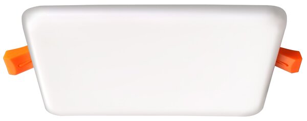 EMOS Bílý vestavný LED panel hranatý 75 x 75 mm 6W IP65 Barva světla: Denní bílá ZV2112