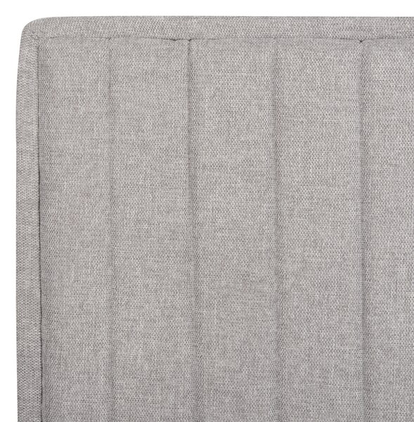 Polohovací postel Tkanina CASTELLAN 80 x 200 cm Světle šedá