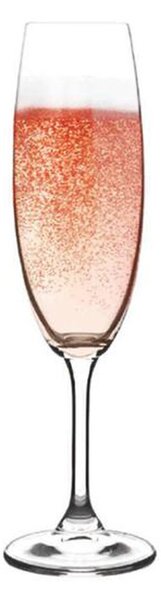 Sklenice na šampaňské BOHEMIA CRYSTAL Lara 220ml 6ks