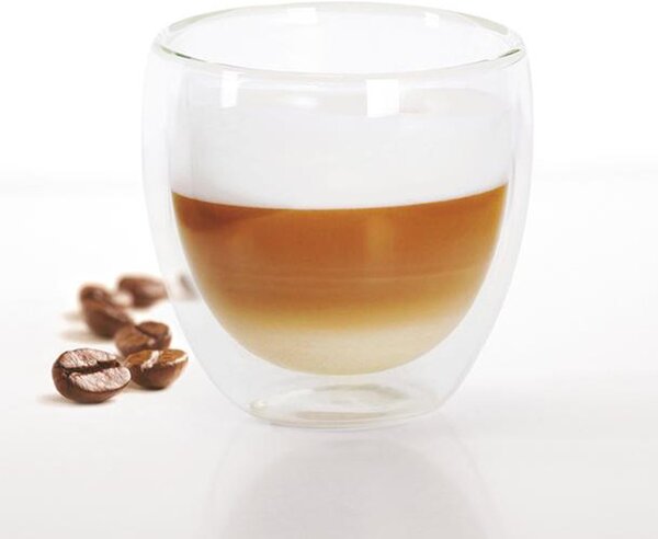 Toro Skleněný hrnek Cappuccino dvojité borosilikátové sklo 280ml