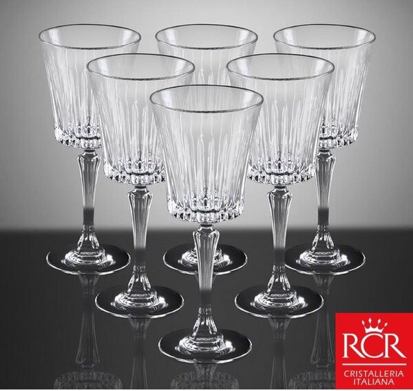 RCR TIMELESS SKLENICE NA VÍNO 230 ML SADA 6 KS