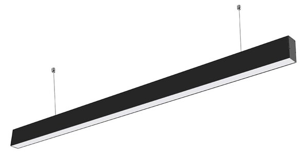 LED Solution Černé lineární závěsné LED svítidlo 40W Premium Barva světla: Teplá bílá