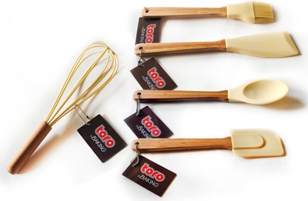 Toro Silikonová stěrka na těsto Bamboo – 263325