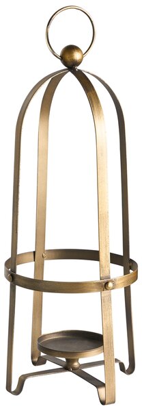 Svícen MARAWI Kov 48 cm Zlatá