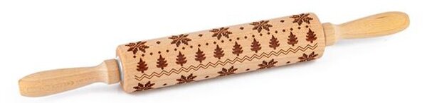 Toro Dřevěný váleček se vzorem 19cm vločka