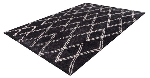 KOBEREC S VYSOKÝM VLASEM, 120/170 cm antracitová Kayoom - Online Only koberce & rohožky, Online Only