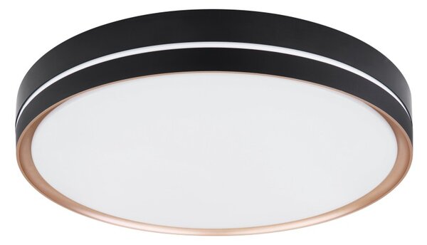 Globo 41759-40 LED stropní svítidlo Manni 1x40W | 1850lm | 2700-6500K - dálkové ovládání, stmívatelné, noční režim, paměťová funkce, černá, bronzová, bílá, opál