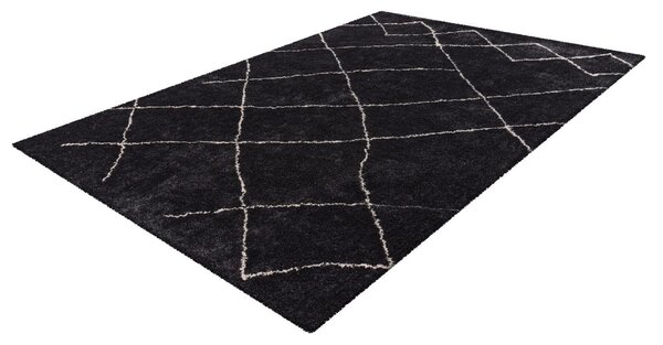 KOBEREC S VYSOKÝM VLASEM, 160/230 cm antracitová Kayoom - Online Only koberce & rohožky, Online Only