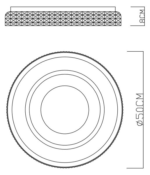 Globo 41290-52 LED stropní svítidlo Lucky 1x52W | 2260lm | 2700-6000K - stmívatelné, dálkové ovládání, noční režim, paměťová funkce, bílá, černá, opál