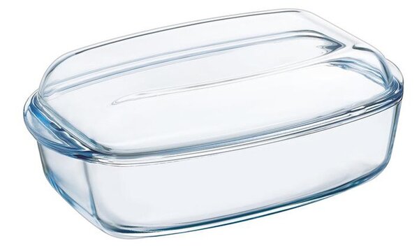 Pyrex Skleněná zapékací mísa s víkem 36x22cm/6,7l