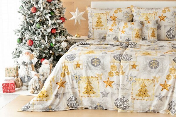 Povlečení Navidad Bavlna deluxe digitál 1x 140/200, 1x 70/90