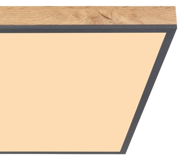 Globo 416080WD3 LED stropní svítidlo Doro 1x36W | 2250lm | 3000K - hnědá, černá, opál
