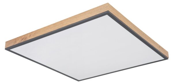 Globo 416080WD3 LED stropní svítidlo Doro 1x36W | 2250lm | 3000K - hnědá, černá, opál