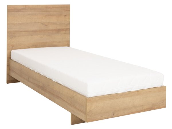 Jednolůžková postel 80 cm Nustretta N07 (dub riviera)